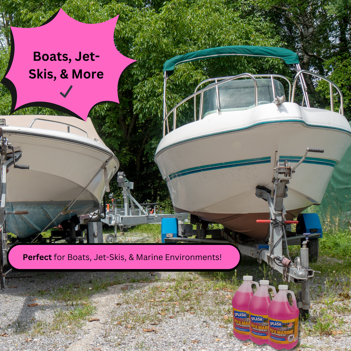 SPLASH RV & Marine Antifreeze | 6-Pack | 6 Gallon