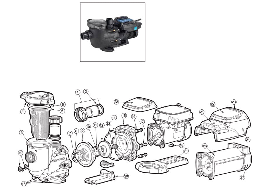 Hayward, Tristar VS No Display | Power End