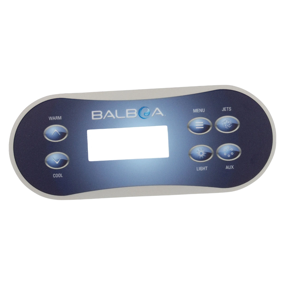 Balboa TP500S Spaside Control Panel, BP Series, with Label 80-17204, W/C/M/L/J/A (Model 57251)