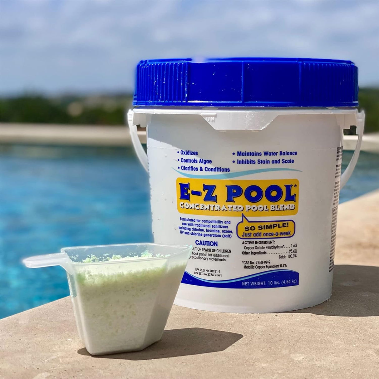 EZ Pool All-In-One Pool Care Solution, Detail Page - EZ Pools
