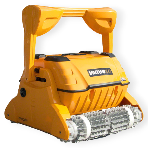 Dolphin Wave 100 Robotic Pool Cleaner w/ Caddy | 98 Foot Swivel Cable | 9999096X-USW