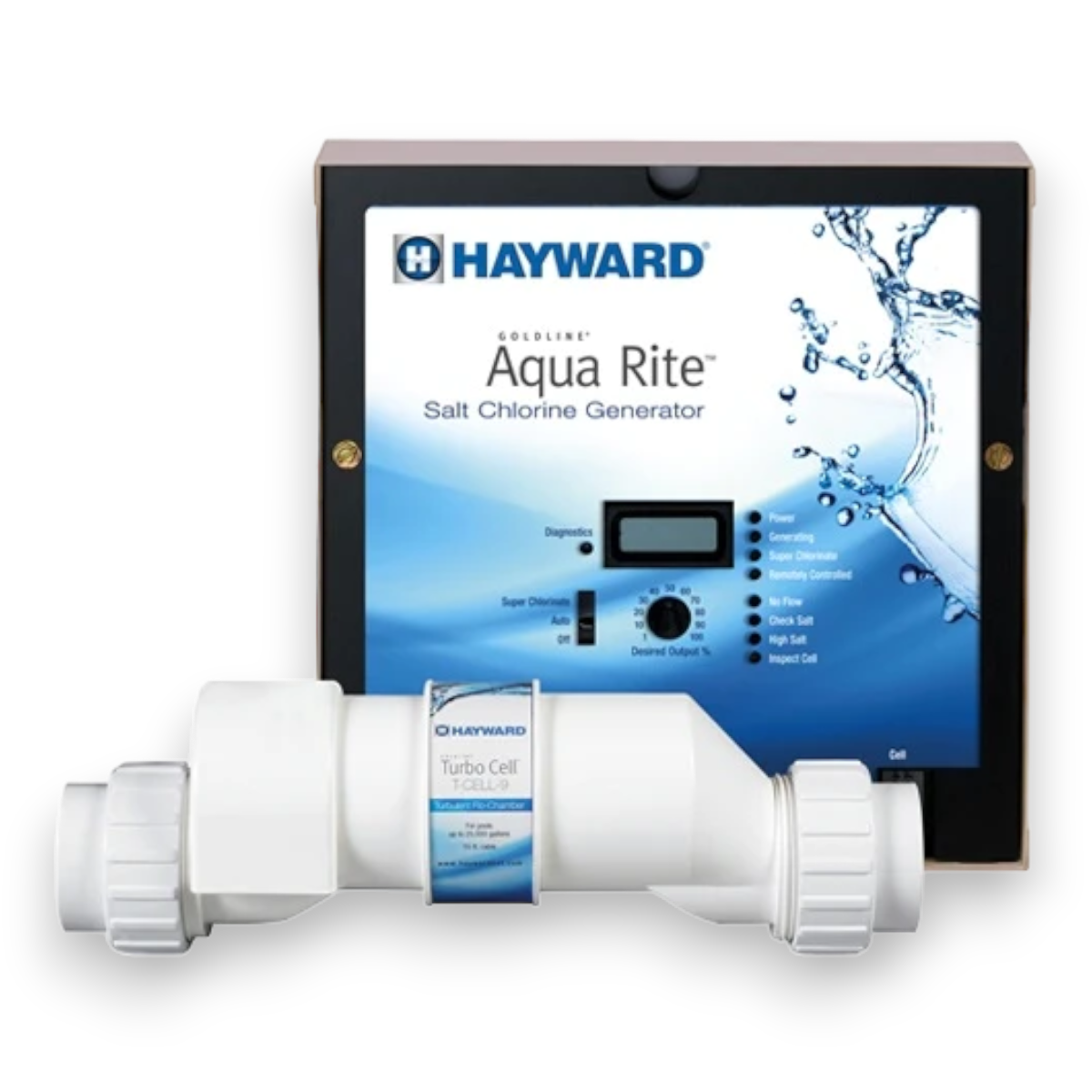 Hayward AquaRite Complete Salt System up to 40K Gal | W3AQR15