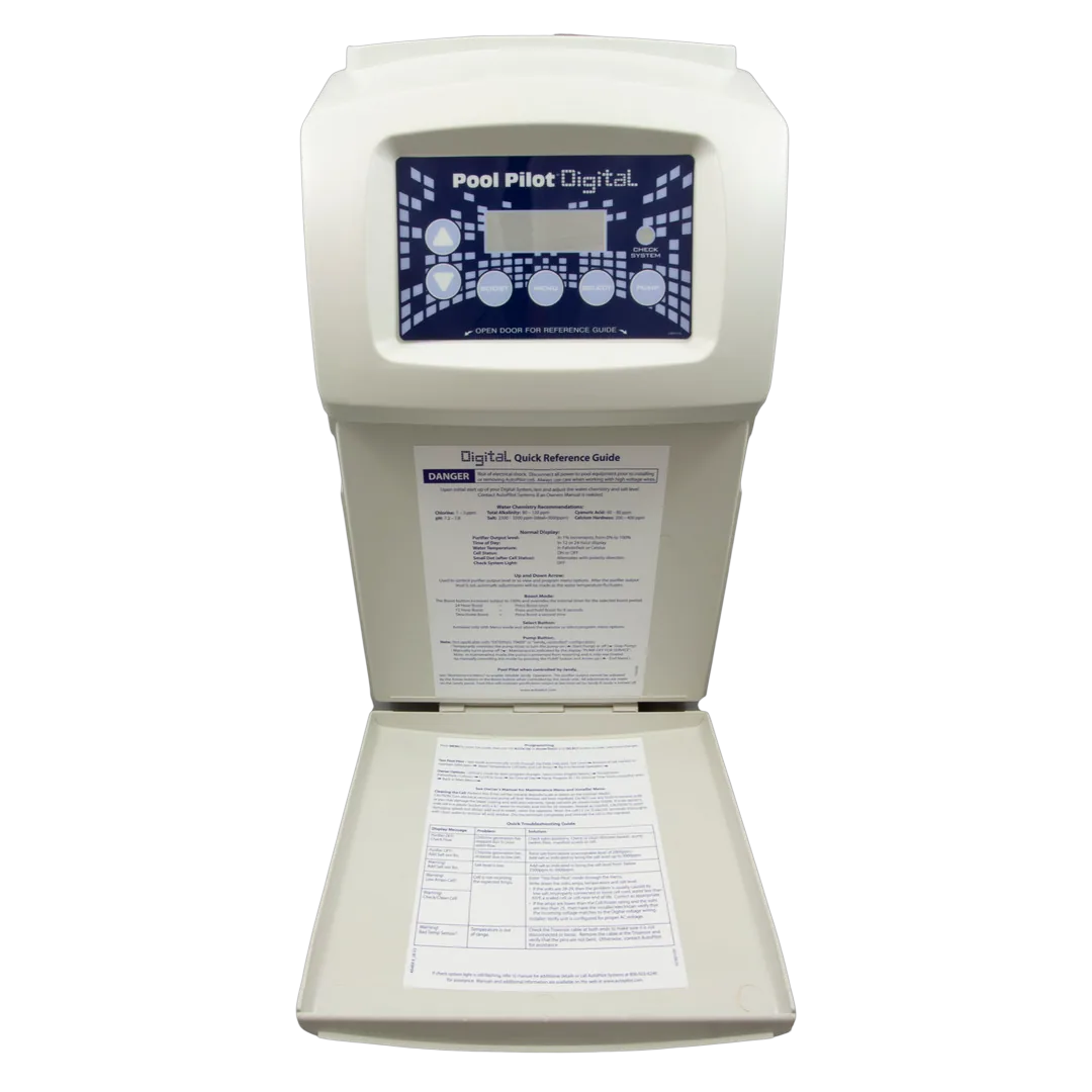 AquaCal AutoPilot 16238 Digital Cover Assembly - Labels