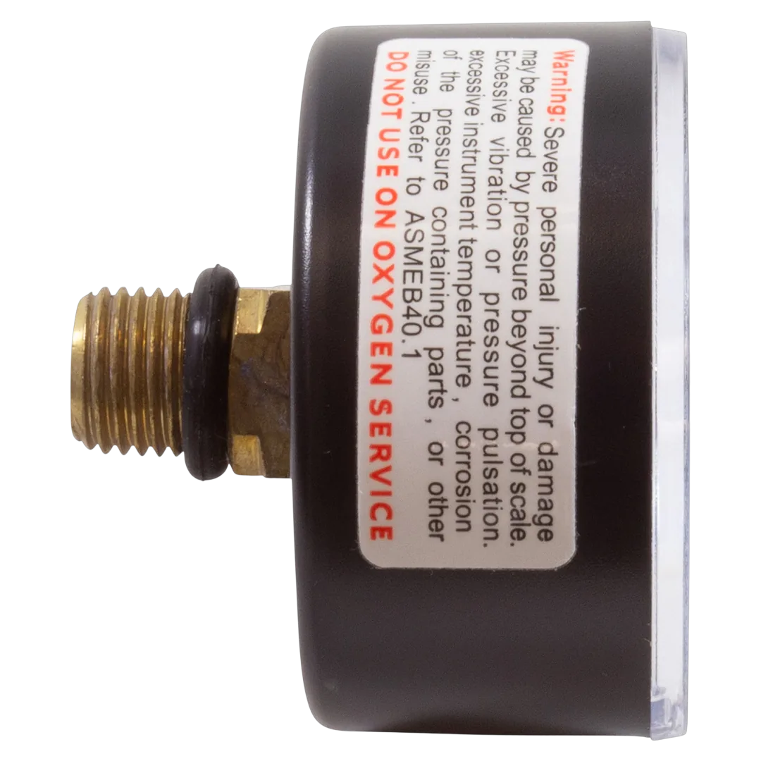 AquaPro AL75 Pressure Gauge - Side