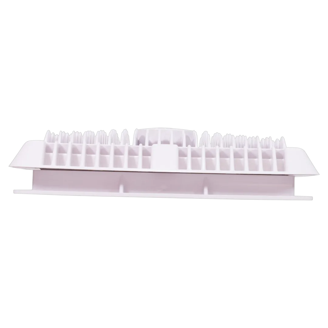 AquaStar WAV9WR101 9x9 Wave Suction Outlet Cover with Frame and Vented Riser Ring - Side