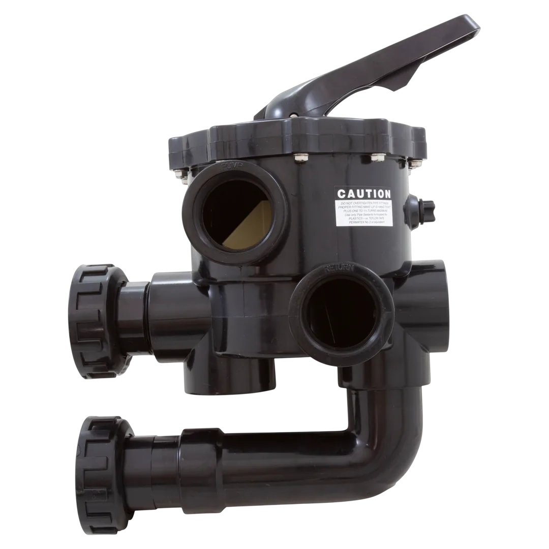 AstralPool 28226 2 in. Side Mount Multiport Valve 6-Position - Side (1)