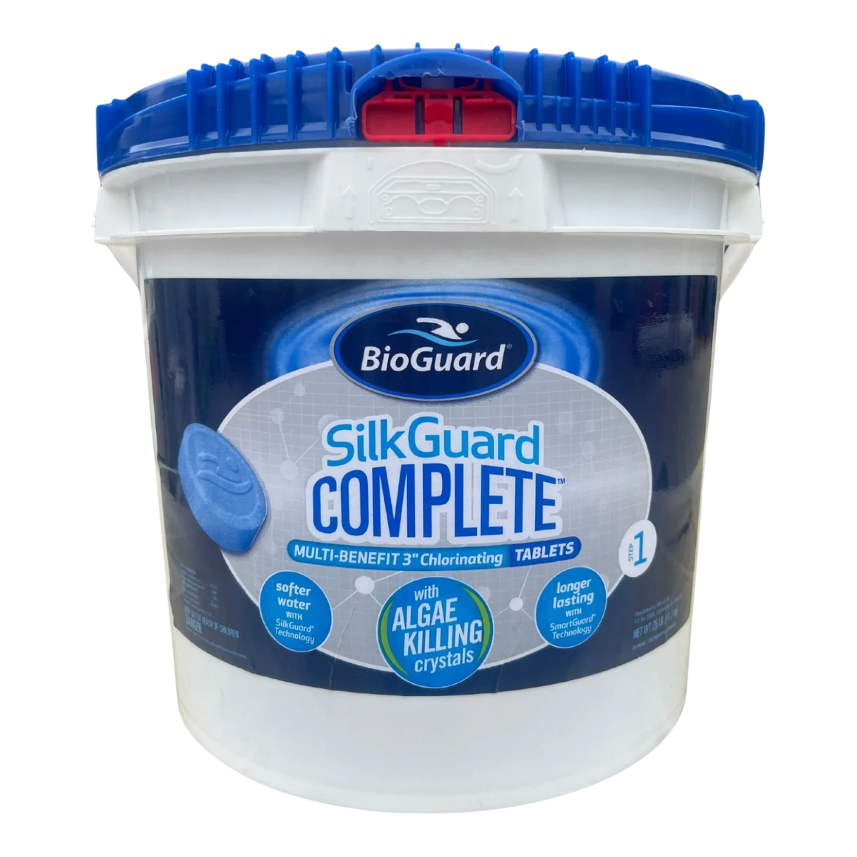 BioGuard SilkGuard Complete, 3-inch Chlorinating Tablets, 25 lb Bucket - EZ Pools
