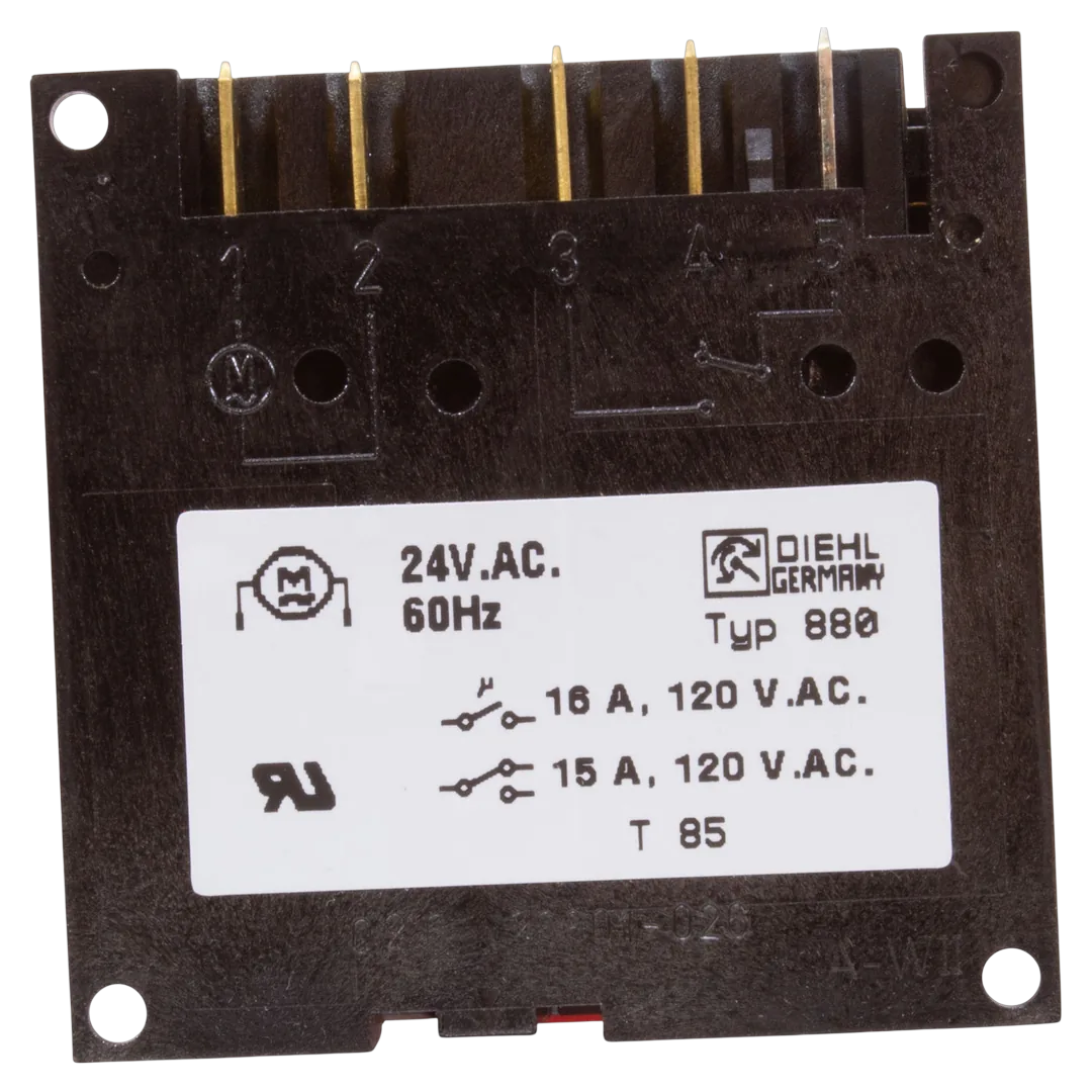Diehl TA4067 24VAC 24-Hour Panel Mount Timer SPST - Back