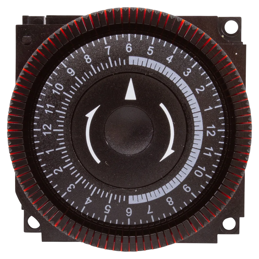 Diehl TA4079 24-Hour 120V SPDT Panel Mount Timer - Front