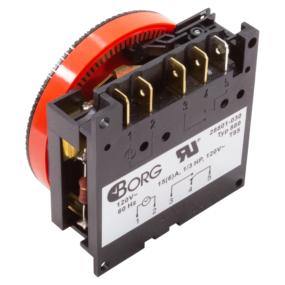 Diehl TA4079 24-Hour 120V SPDT Panel Mount Timer - Reverse