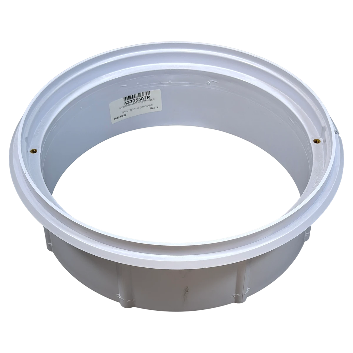 Carvin Jacuzzi Deckmate Skimmer Collar White