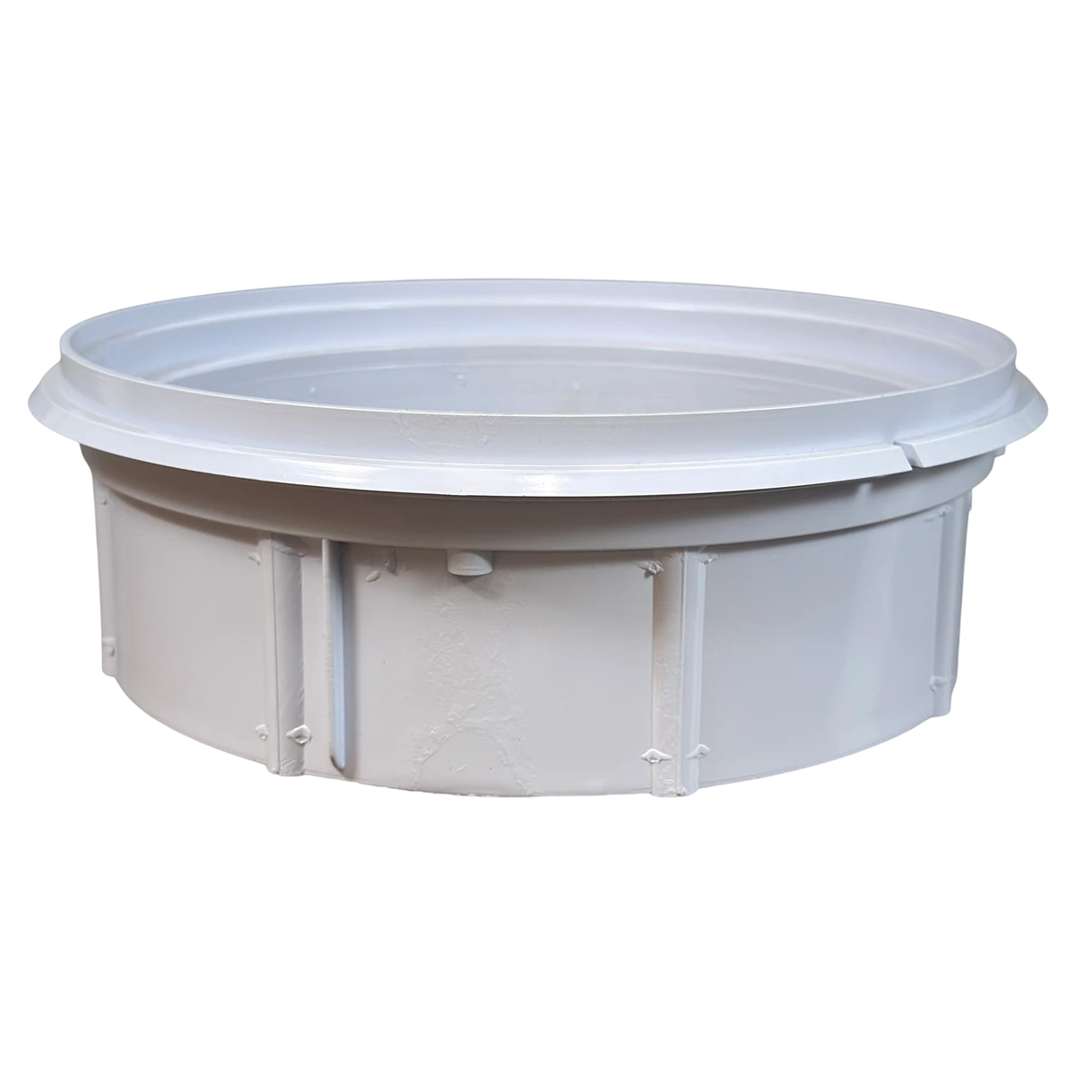 Carvin Jacuzzi Deckmate Skimmer Collar White — side view