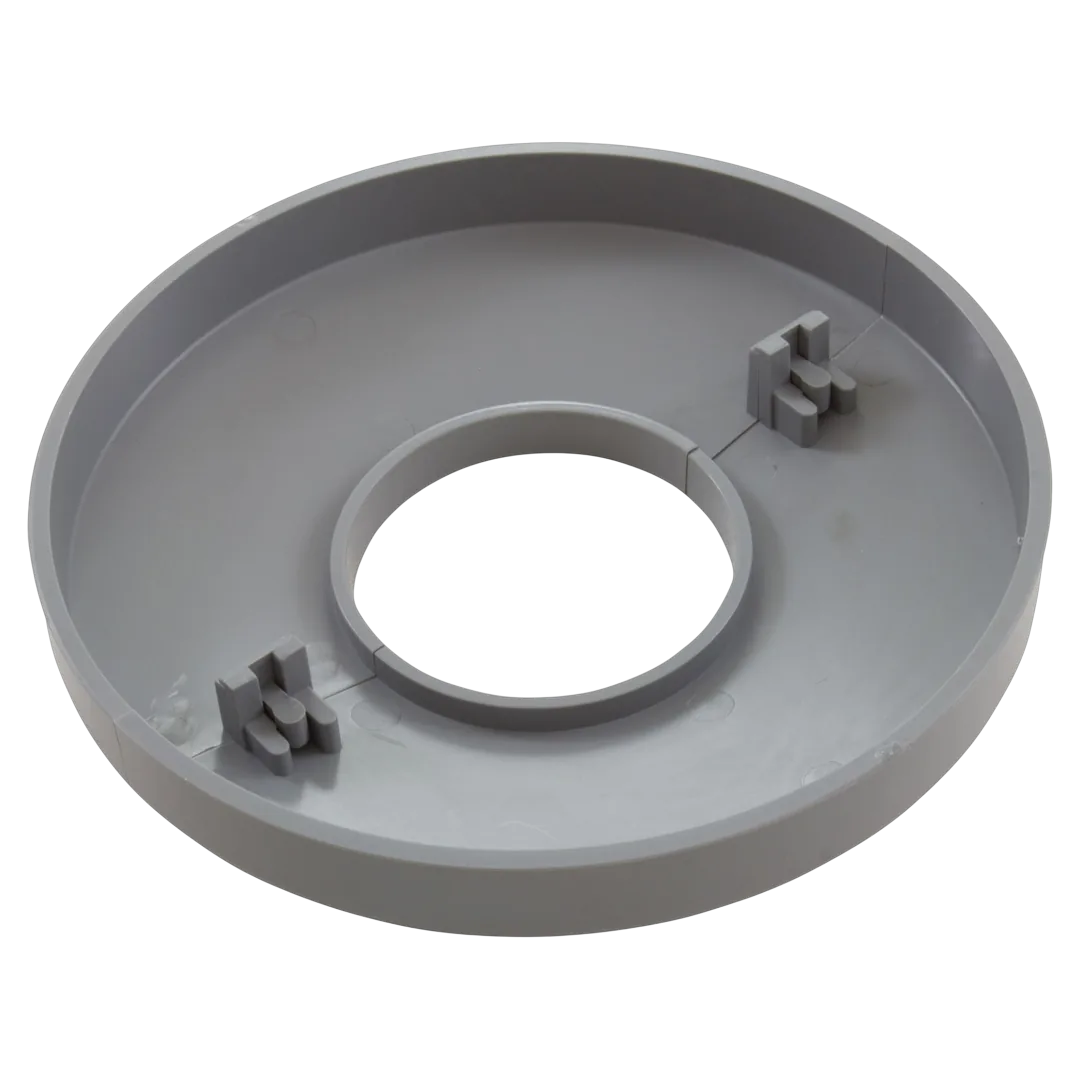 Custom Molded Products 25572-201-000 Clip-On Pool Ladder Escutcheon - Gray - Reverse