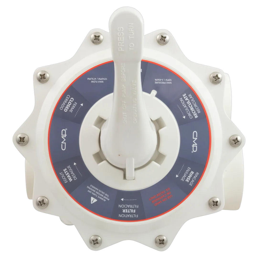 CMP 27505-200-000 Side Mount Multiport Valve 2 in FPT - Top