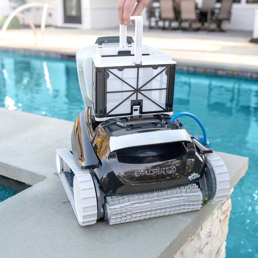 Dolphin E20 Robotic Pool Cleaner w/ Caddy