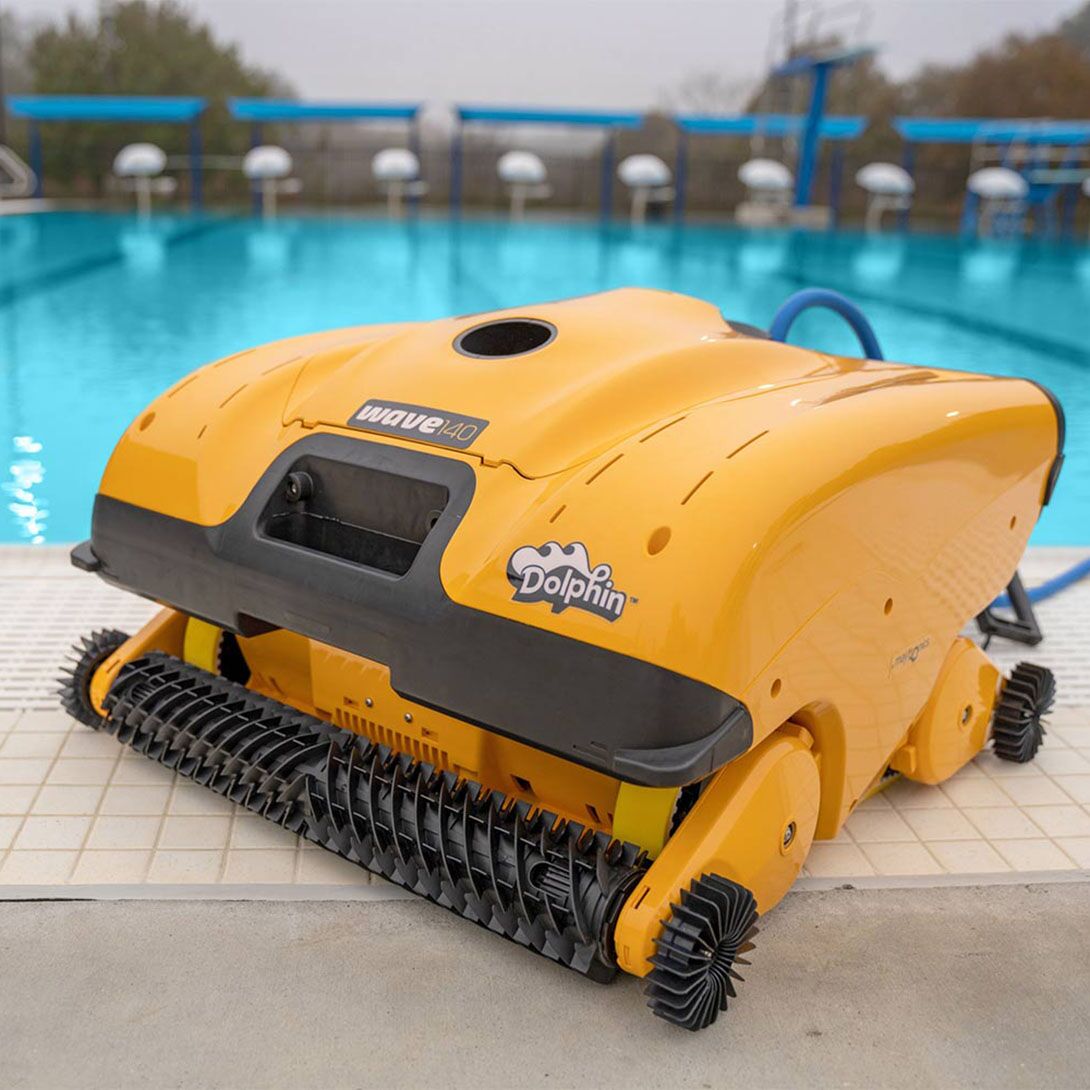 Dolphin Wave 140 Commercial Pool Cleaner, Detail Page 1 - EZ Pools