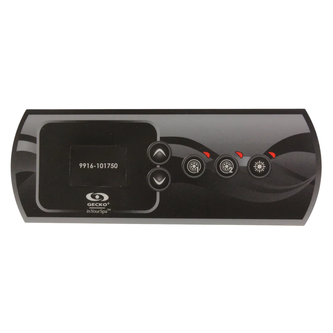 Gecko in.k336 5-Button Topside Control - Labela