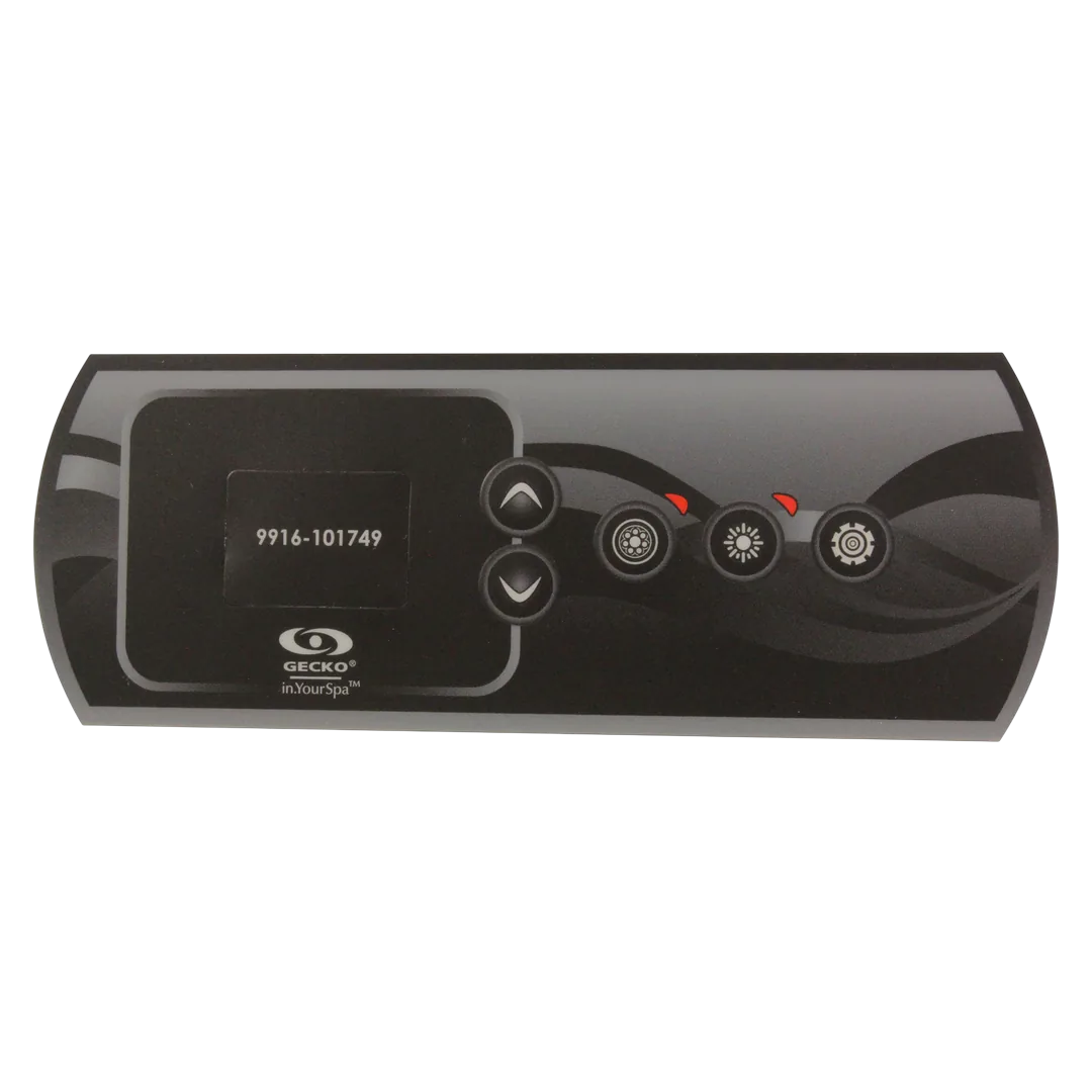 Gecko in.k336 5-Button Topside Control - Labelb