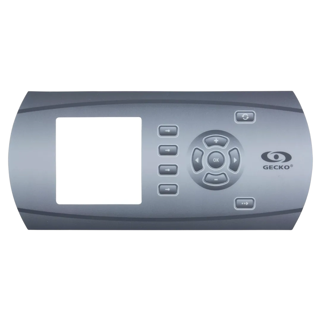 Gecko in.K600 LCD Keypad Overlay Image