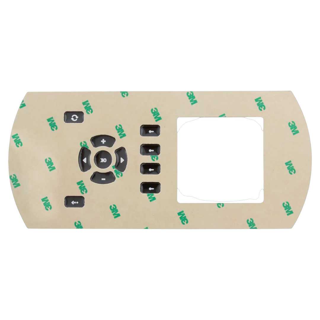 Gecko in.K600 LCD Keypad Overlay 9916-101381 - Reverse