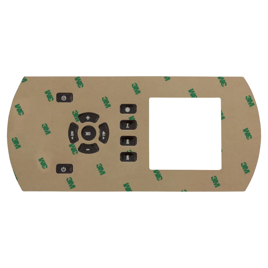 Gecko In.k600-AE1 Static 5OP 11 Button Overlay - Reverse