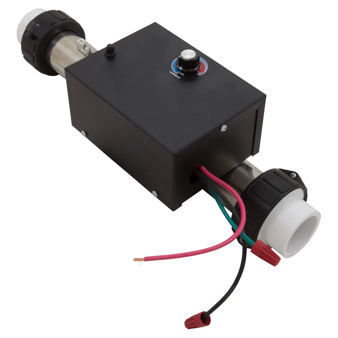 HydroQuip 5.5kW Flo-Thru Heater Assembly - Reverse