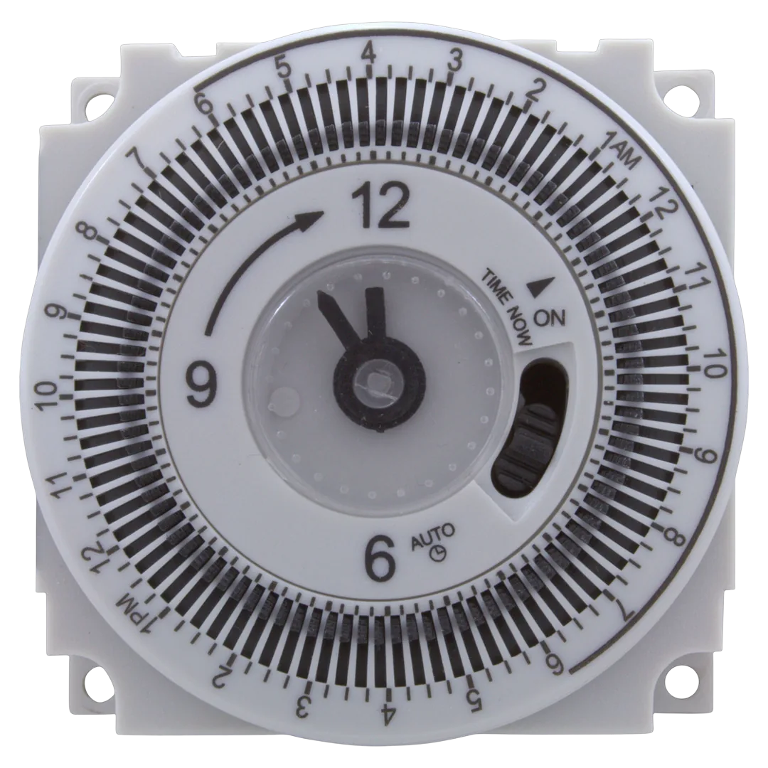 Hydro-Quip 34-0033-K 24-Hour Time Clock with Override - Front