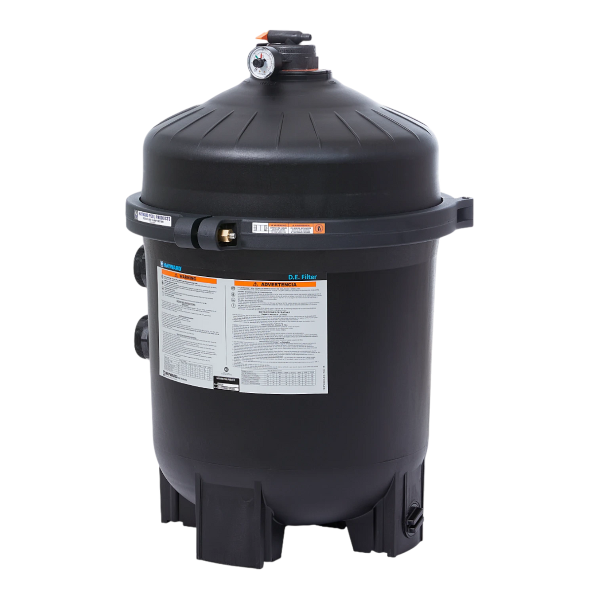 Hayward W3DE3620 Pro-Grid DE Filter, 36 Sq Ft, Side View - EZ Pools