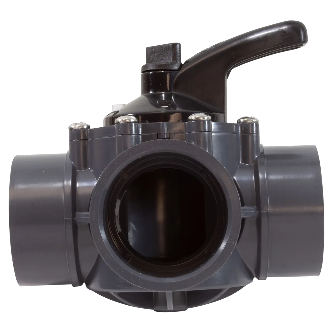 Hayward PSV3S2DGR 3-Port Diverter Valve - Front