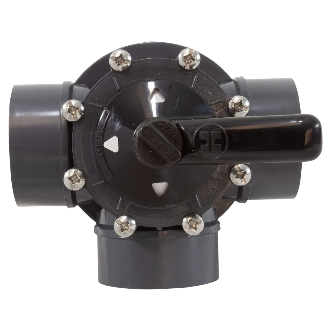 Hayward PSV3S2DGR 3-Port Diverter Valve - Top