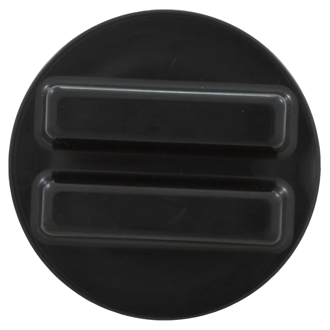 Hayward 1-1/2" MIP Black Concrete Pool Drain Plug - Top