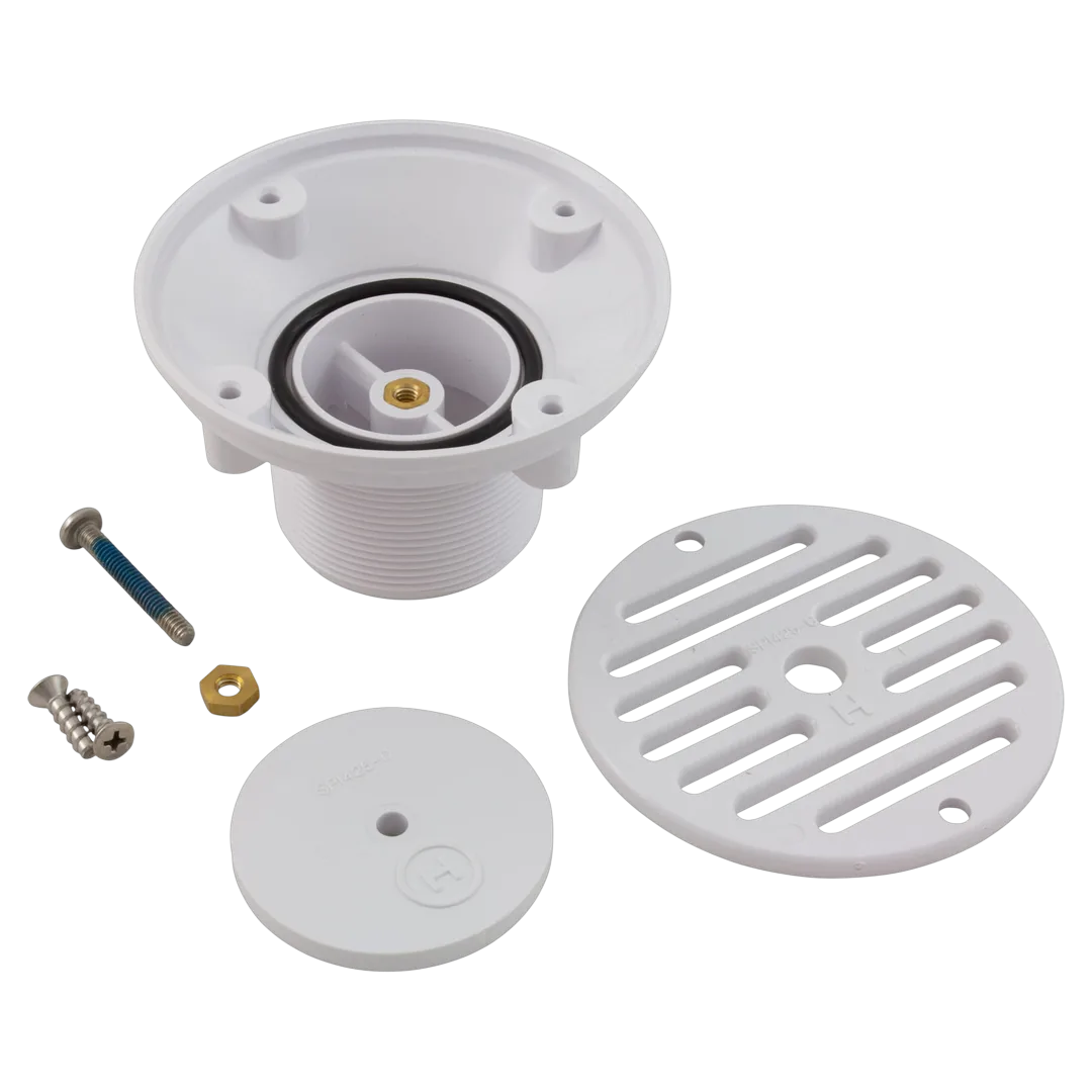 Hayward SP1424S Adjustable Inlet, 1.5 FIP x 2 MIP, White