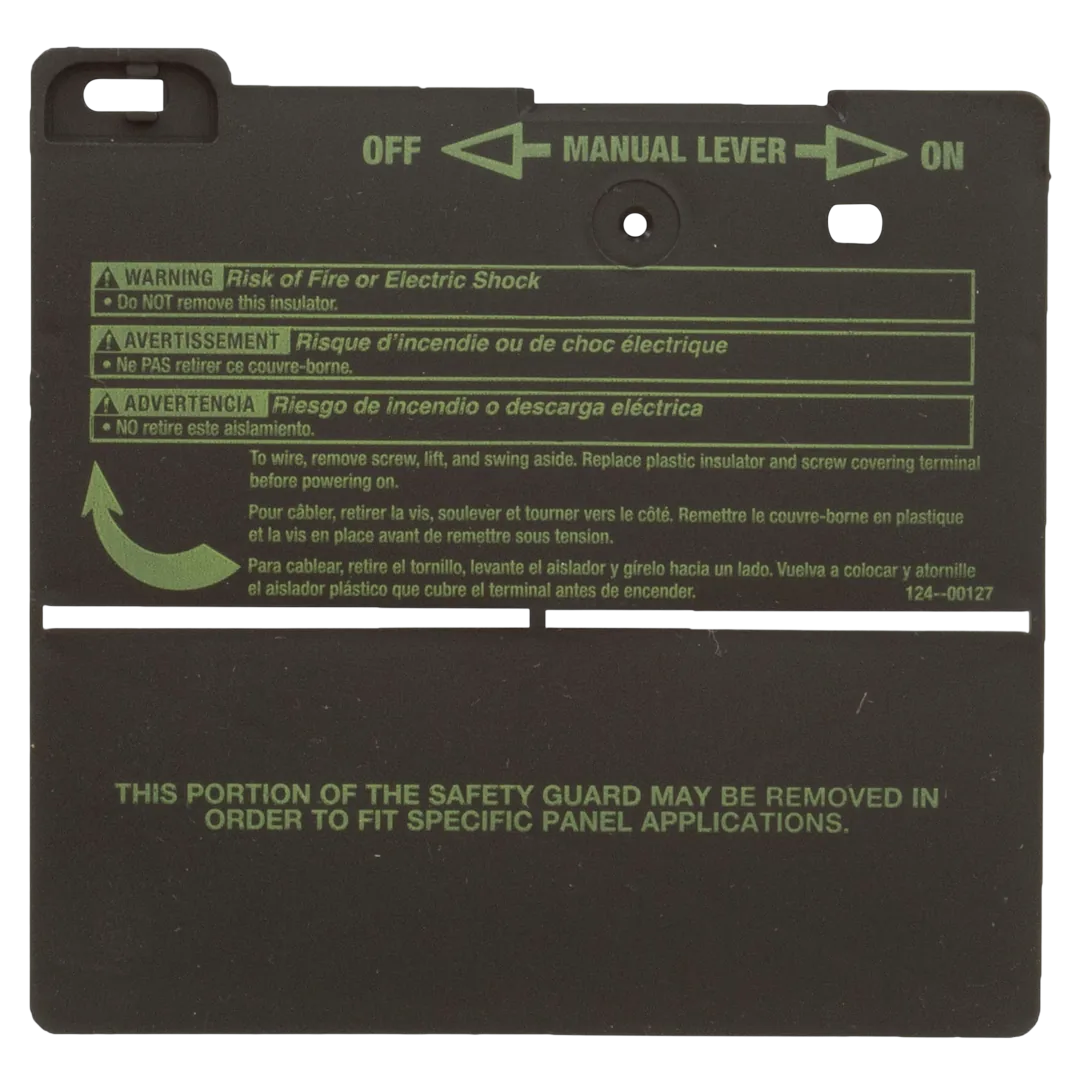Intermatic 124T2411A Insulator for Mechanical Time Switches - 10 Pack - Front