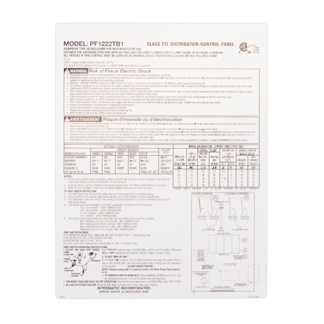 Intermatic PF1222TB1 Freeze Protection Panel - Alt (4)