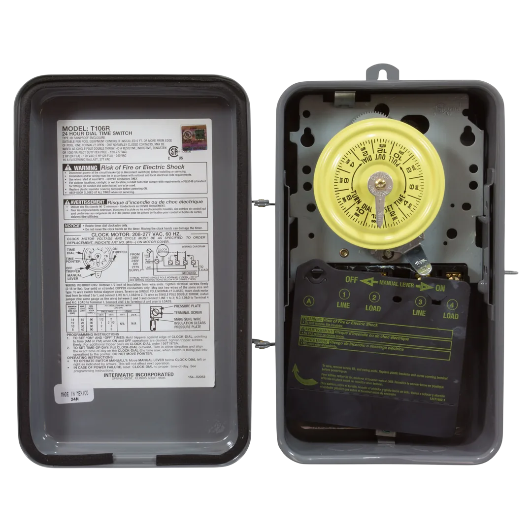Intermatic T106R Mechanical Time Switch - Open (1)