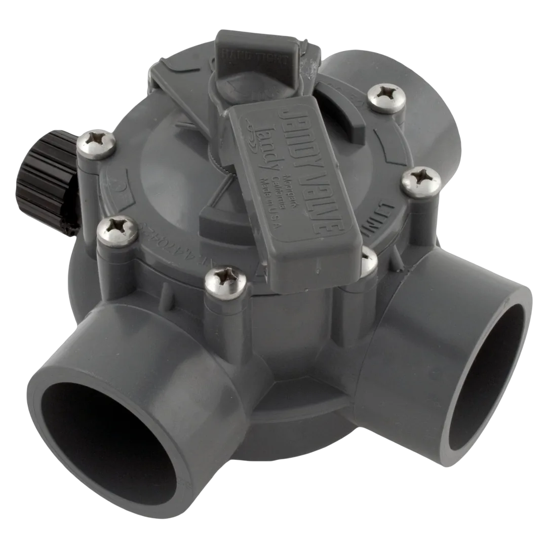Jandy 1154 Gray 3-Way Diverter Valve