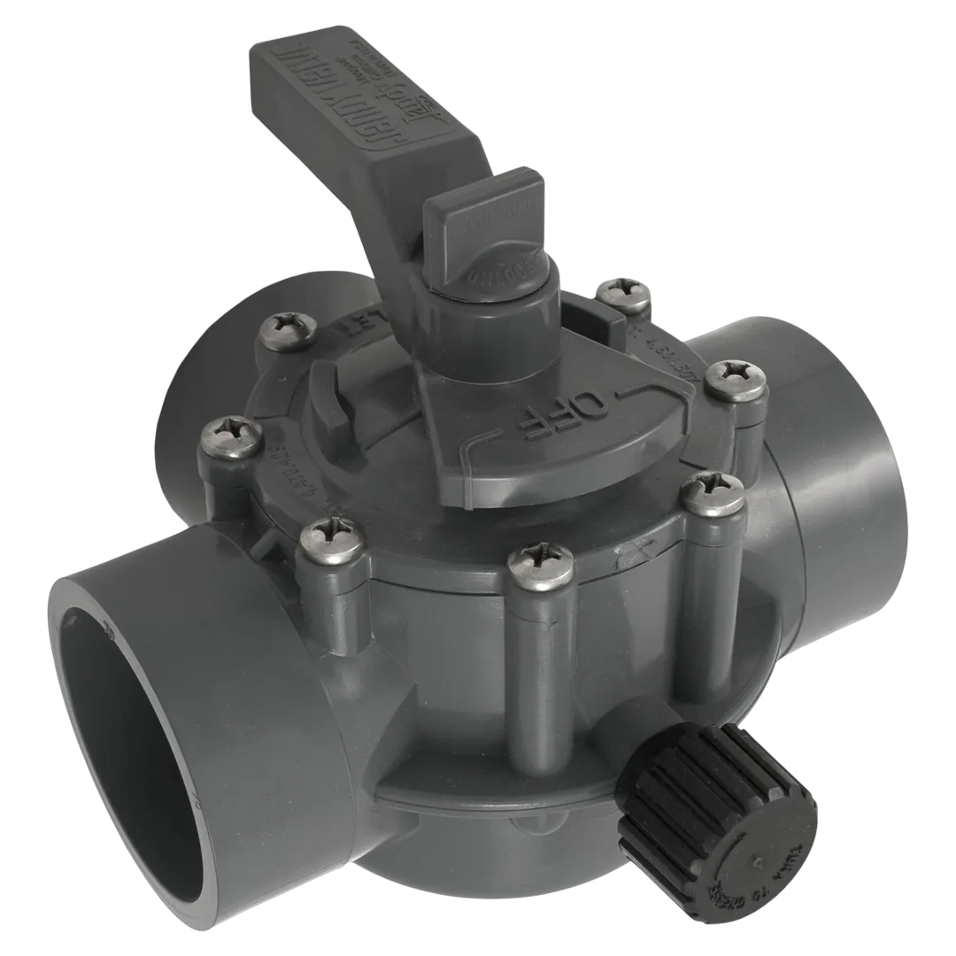 Jandy 2875 Gray 3-Port Diverter Valve