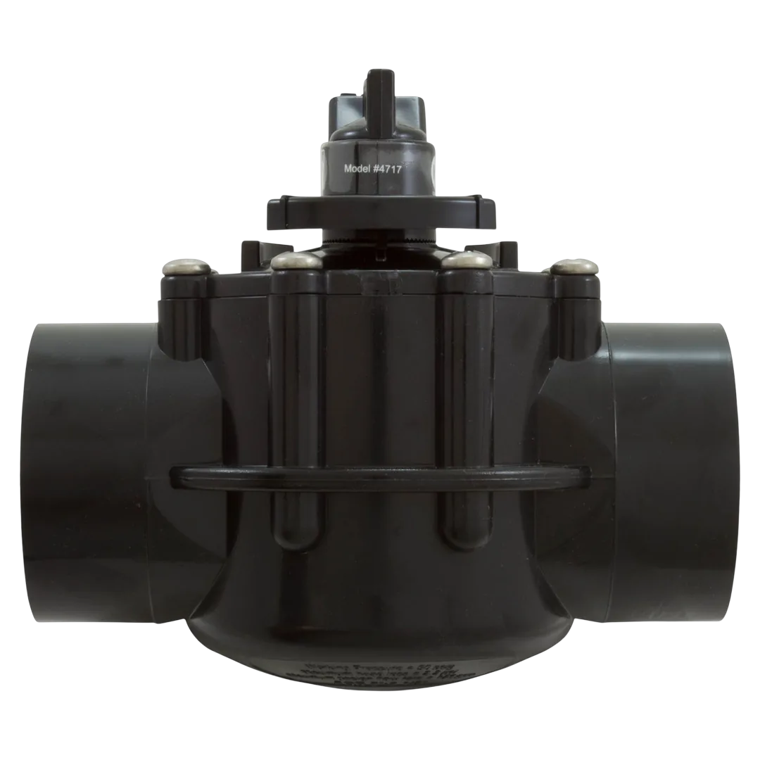 Jandy 4717 NeverLube 3-Port Diverter Valve 2 to 2.5 in - Back