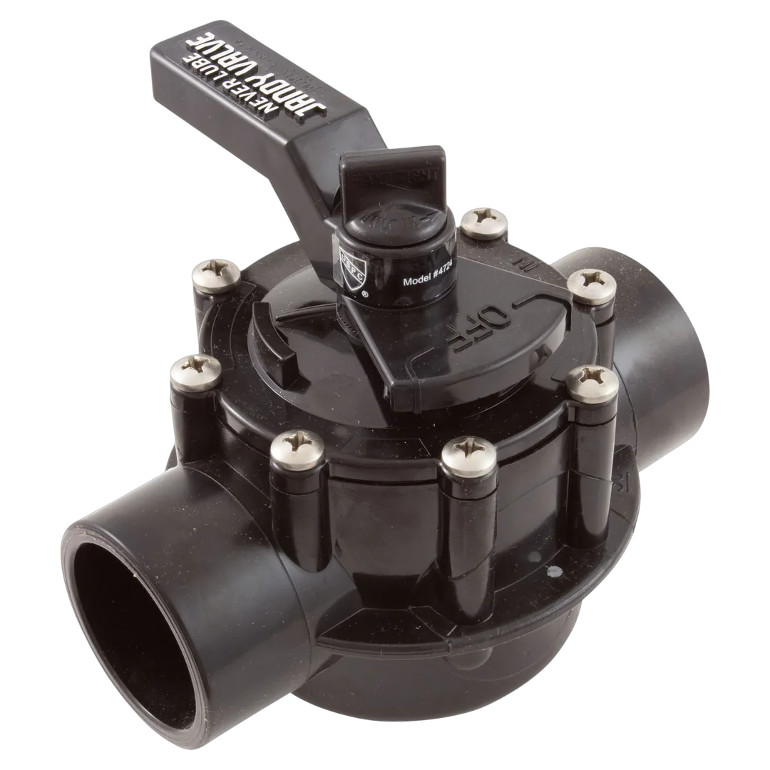 Jandy 4724 NeverLube 2-Port Diverter Valve 1.5 to 2 in