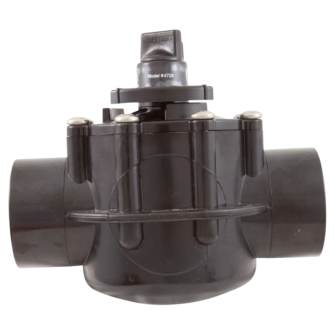 Jandy 4724 NeverLube 2-Port Diverter Valve 1.5 to 2 in - Front