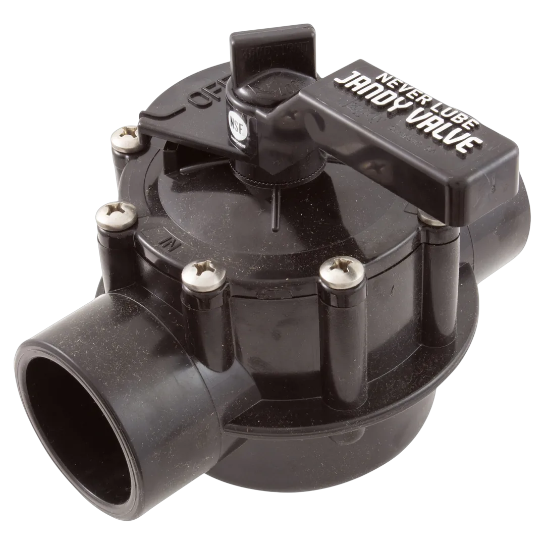Jandy 4724 NeverLube 2-Port Diverter Valve 1.5 to 2 in - Reverse