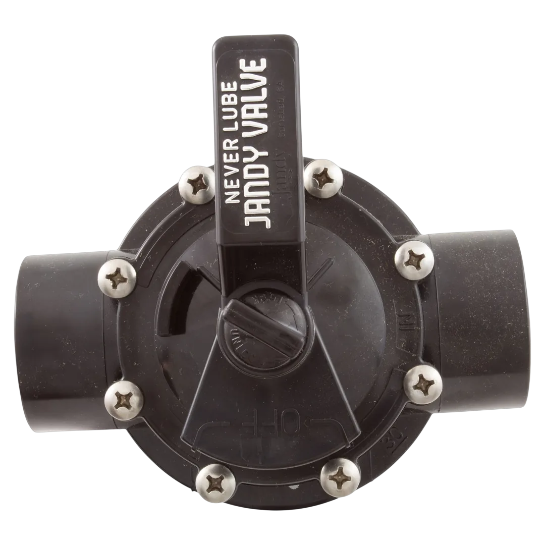 Jandy 4724 NeverLube 2-Port Diverter Valve 1.5 to 2 in - Top