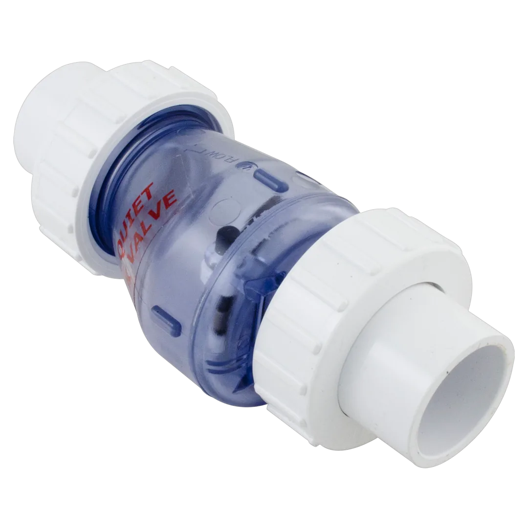 Magic Plastics 0823-10C 1 in Union Smart Check Valve Clear - Reverse