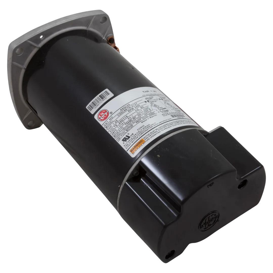 U.S. Motors ASQ165 Aqua-Shield 48Y Square Flange Pool Pump Motor - Reverse
