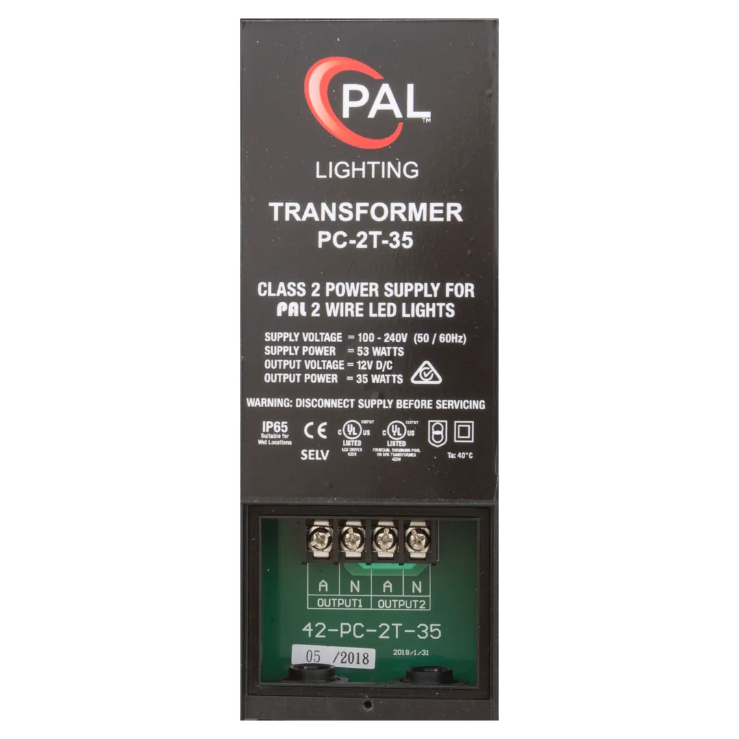 PAL Lighting 42-PC-2T-35 Power Supply Transformer - Open