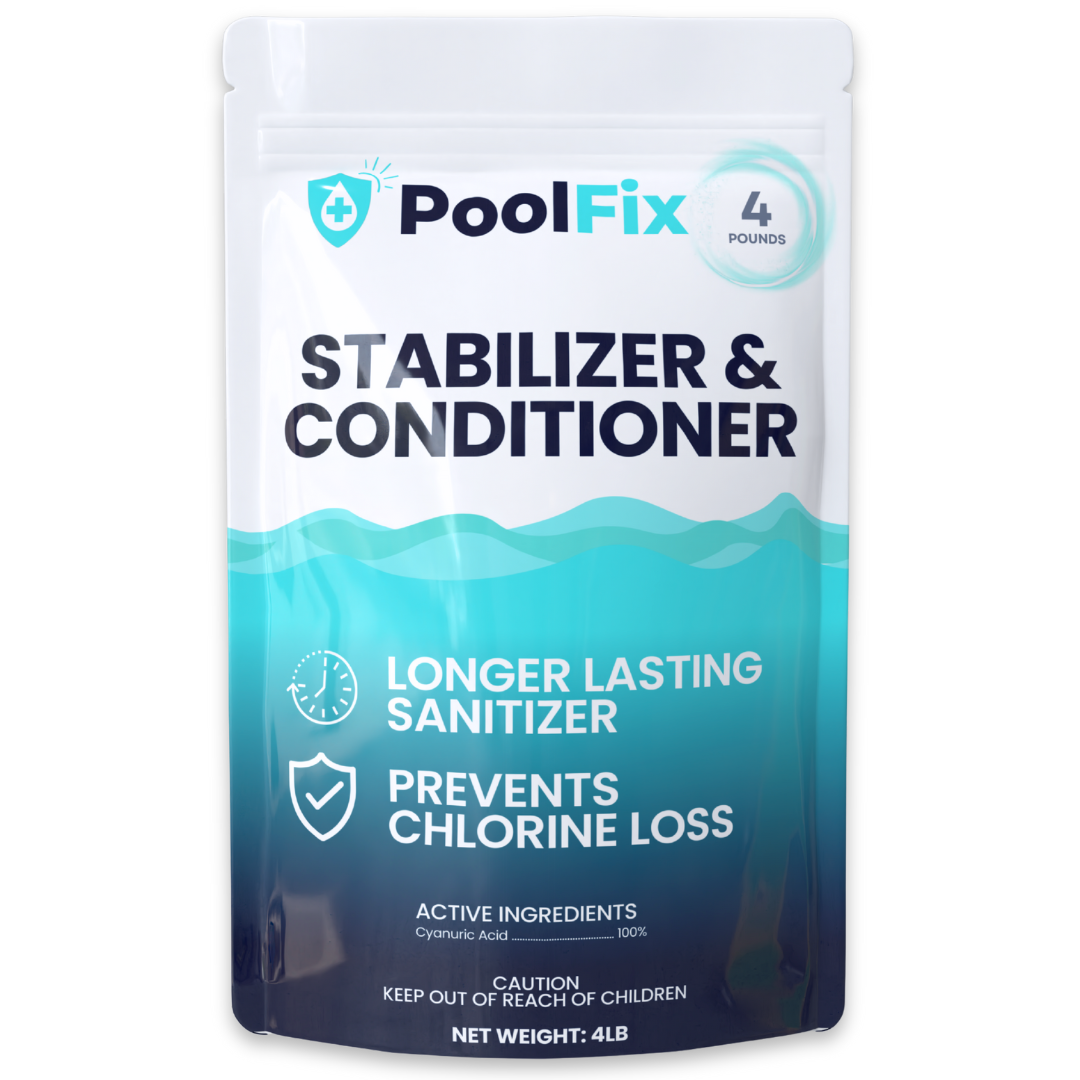PoolFix Chlorine Stabilizer & Conditioner (Cyanuric Acid) – Protects Pool Chlorine