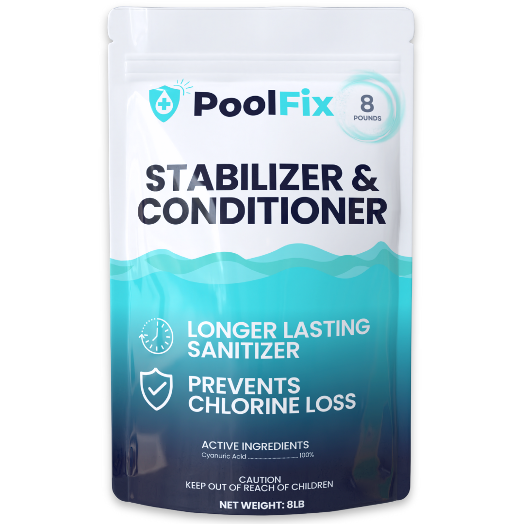 PoolFix Chlorine Stabilizer & Conditioner (Cyanuric Acid) – Protects Pool Chlorine