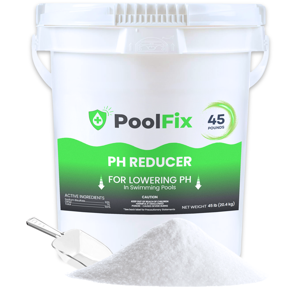 PoolFix pH Reducer (Sodium Bisulfate Dry Acid) – Lowers Pool & Spa pH and Alkalinity