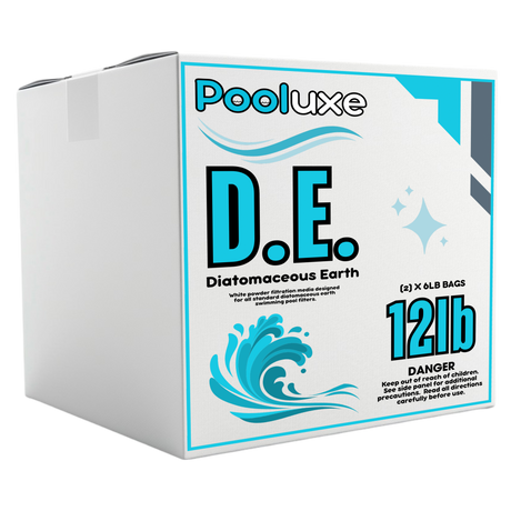 Pooluxe Premium Diatomaceous Earth Powder - 6LB Bags for Crystal Clear Swimming Pools