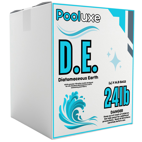 Pooluxe Premium Diatomaceous Earth Powder - 6LB Bags for Crystal Clear Swimming Pools